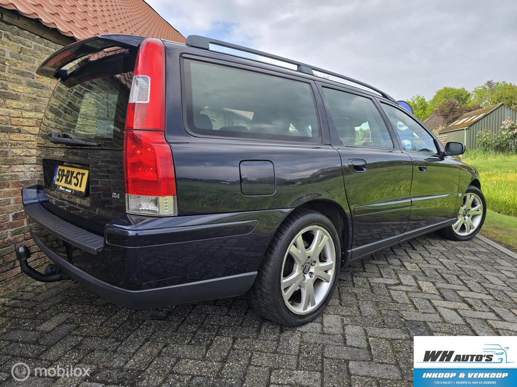Volvo V70 2.4 Summum automaat!, Auto's, Blauw, 2435 cc, 170 pk, Euro 4