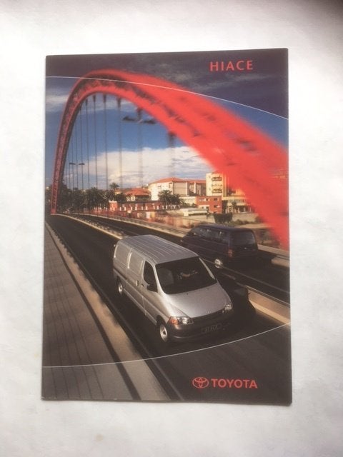 Toyota Hiace Brochure - Origineel uit 2000  NL, Toyota, Ophalen of Verzenden, Zo goed als nieuw, Toyota