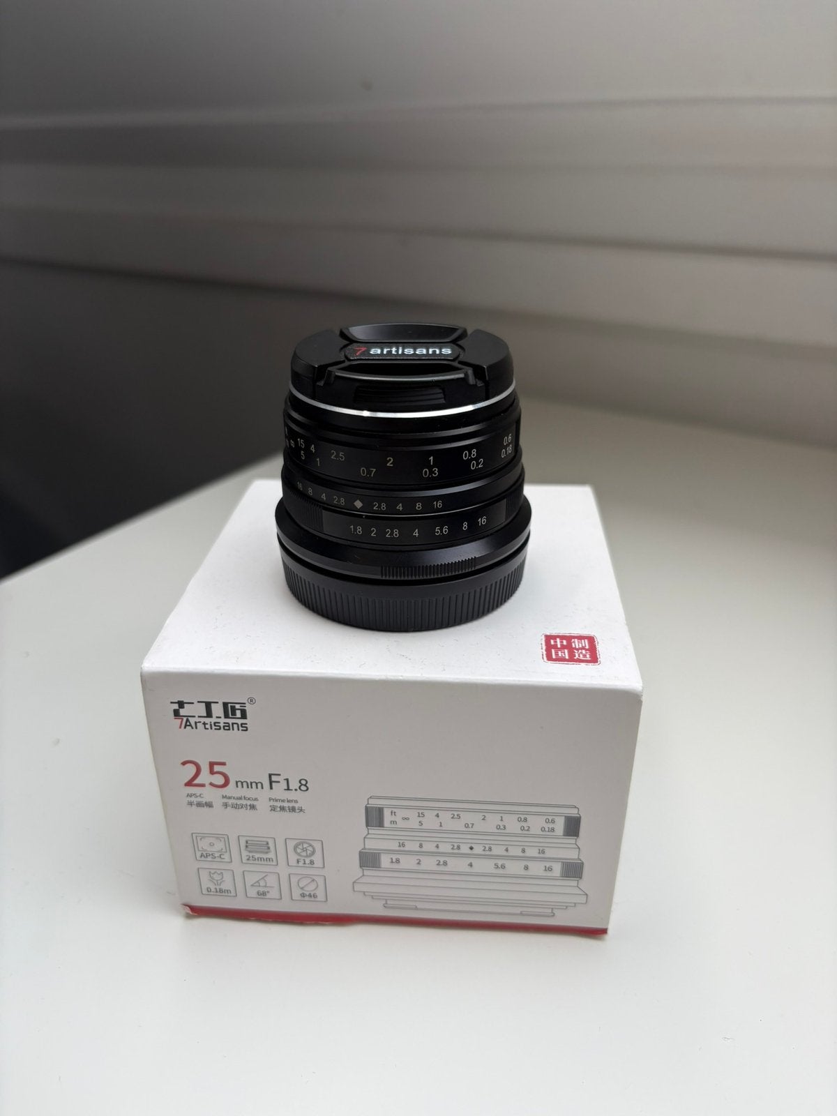 7Artisans 25mm F1.8 II (EF-M mount) lens
