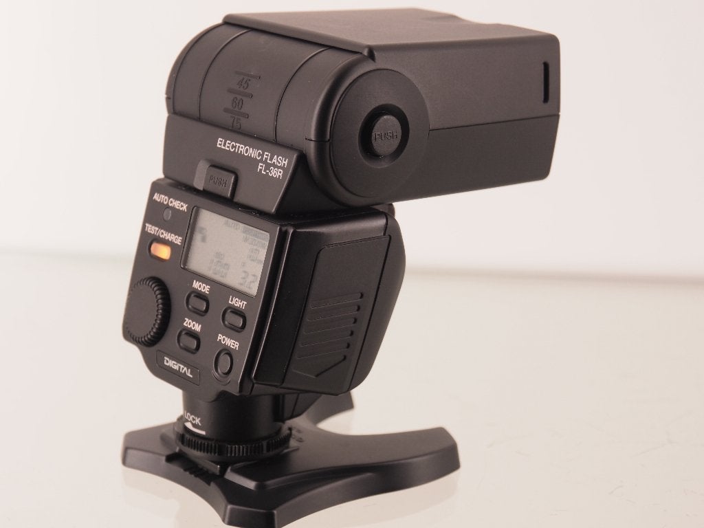 OM-system Olympus FL-36R (FL36R) OM-D MFT én E-serie FT nr.1, Audio, Tv en Foto, Fotografie | Flitsers, Gebruikt, Externe flitser