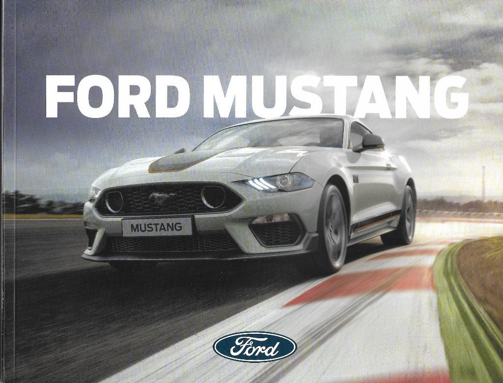 Ford Mustang folder, Ophalen of Verzenden, Gelezen, Ford