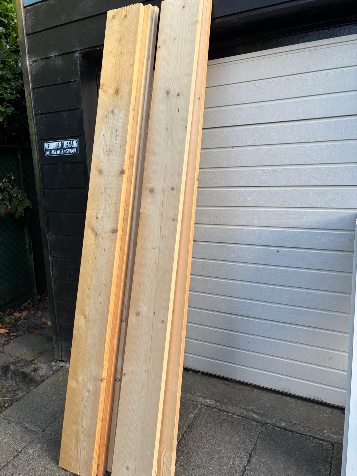 Balkhout 5 x 250x 23,5x 4 cm  €40, Doe-het-zelf en Verbouw, Ophalen, Zo goed als nieuw, Balk, Vuren