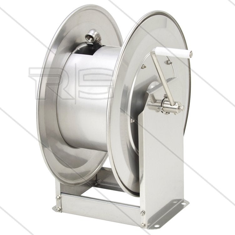 RVS Slanghaspel Dubbel 300 Bar Handbediend, Verzenden