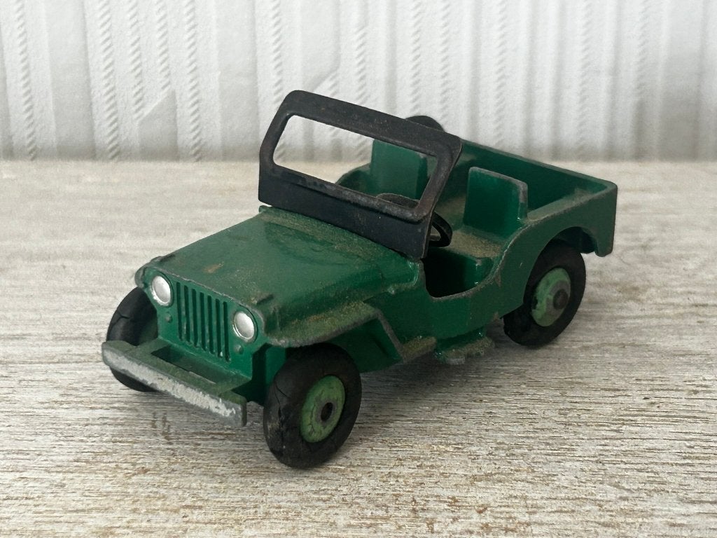Dinky Toys - Jeep - militair voertuig - speelgoed - vintage, Ophalen, Gebruikt, Auto, Dinky Toys