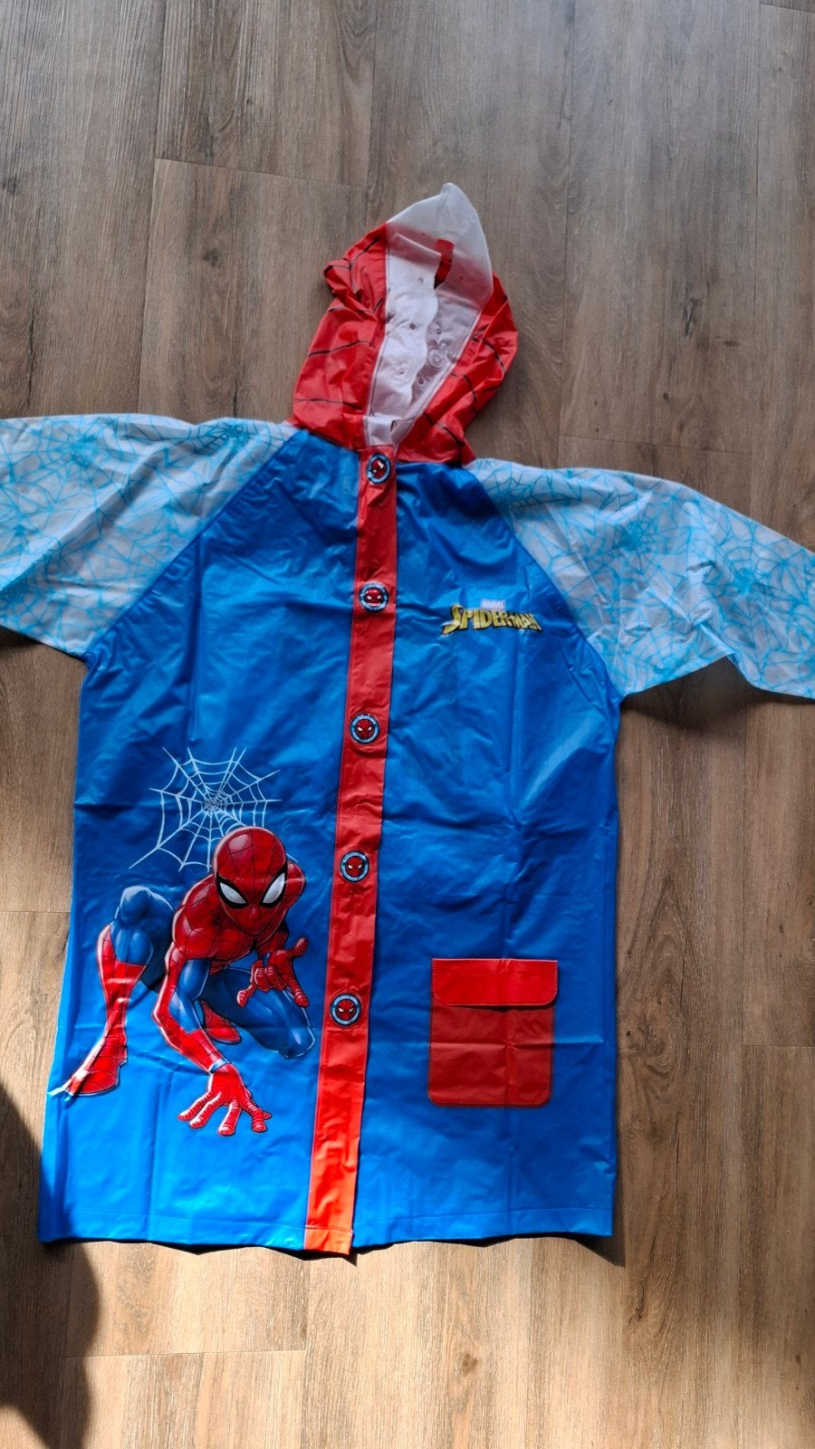 Spiderman regenjas, Ophalen of Verzenden, Zo goed als nieuw, Jongen of Meisje