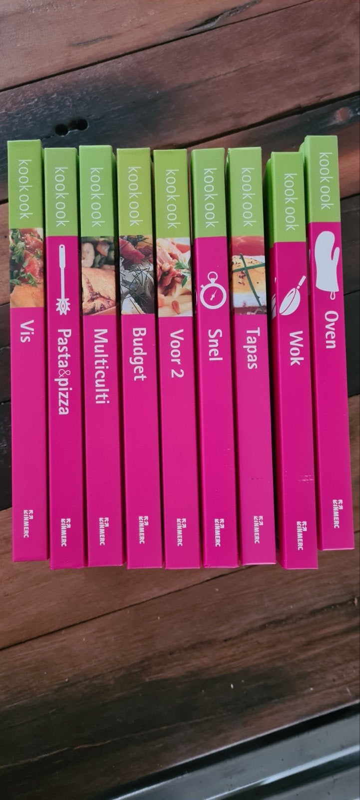 Kookboekenset Kook Ook (Vis, Pasta, Multiculti, etc, Ophalen of Verzenden, Zo goed als nieuw, Italië, Hoofdgerechten