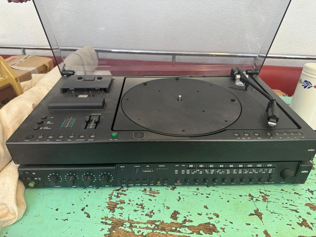Braun Hi-Fi System PC1,RS1, Platenspeler, Ophalen of Verzenden, Gebruikt, Platenspeler, Overige merken