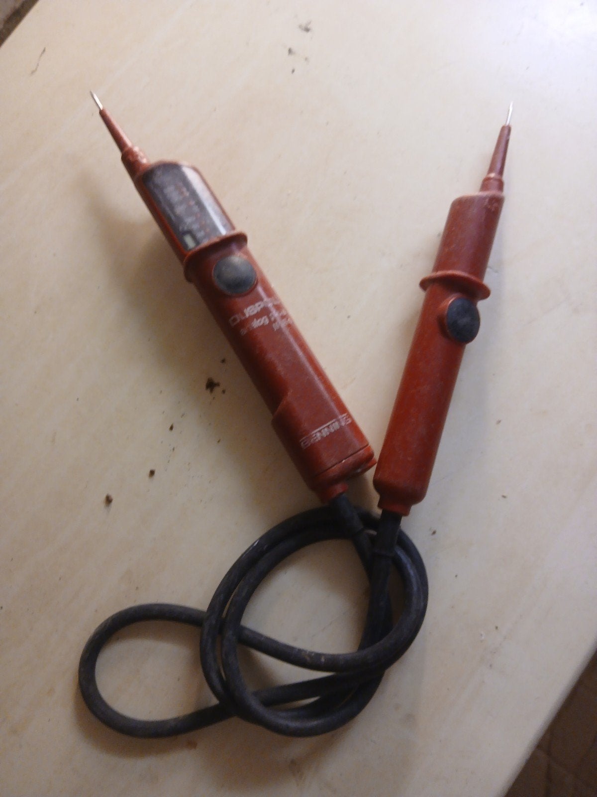 Duspol Analog Spanningstester - Gebruikt, Ophalen of Verzenden, Gebruikt, Elektriciteit