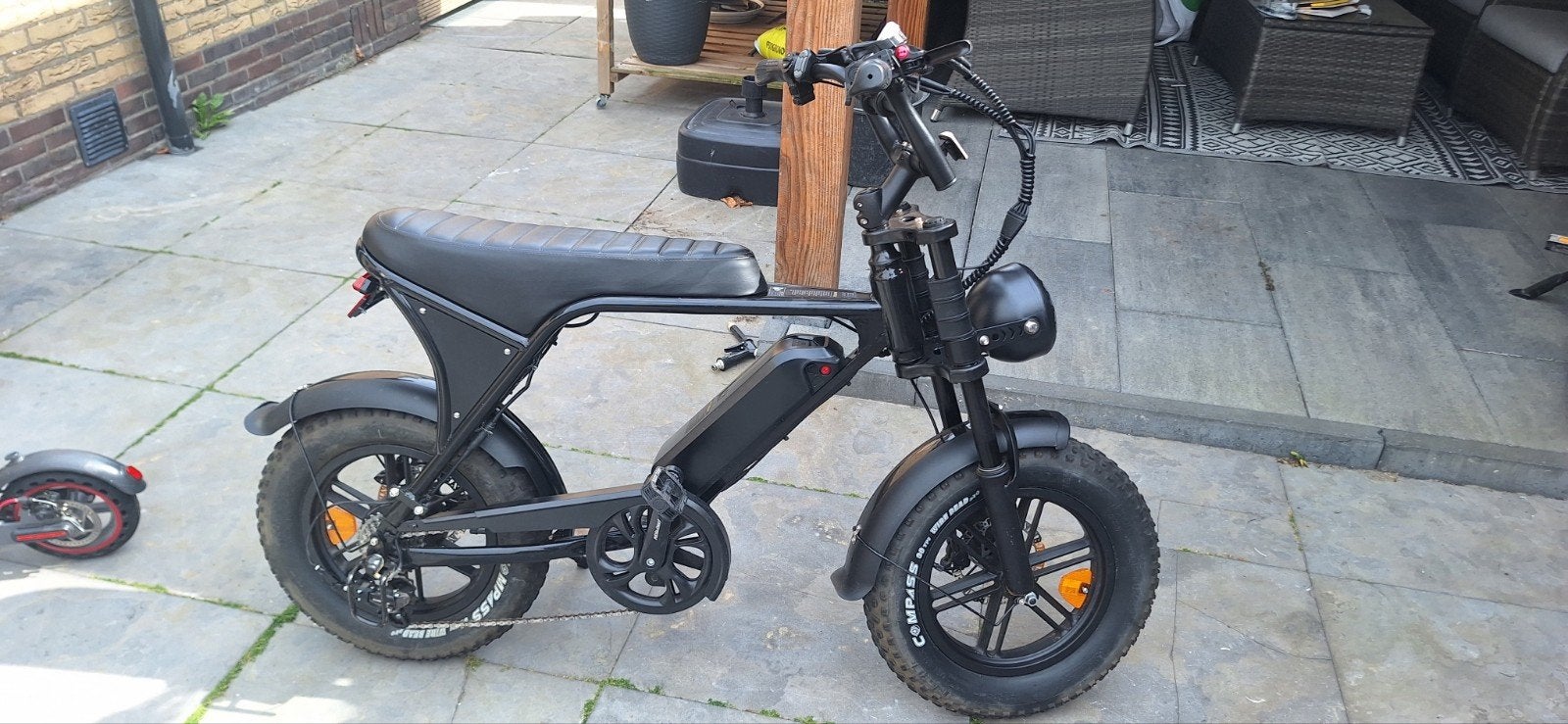 Stoere Fatbike C80 Mini - Zwart, Gebruikt, Fietsen en Brommers, Elektrische fietsen, Minder dan 47 cm, Ophalen of Verzenden, Gebruikt