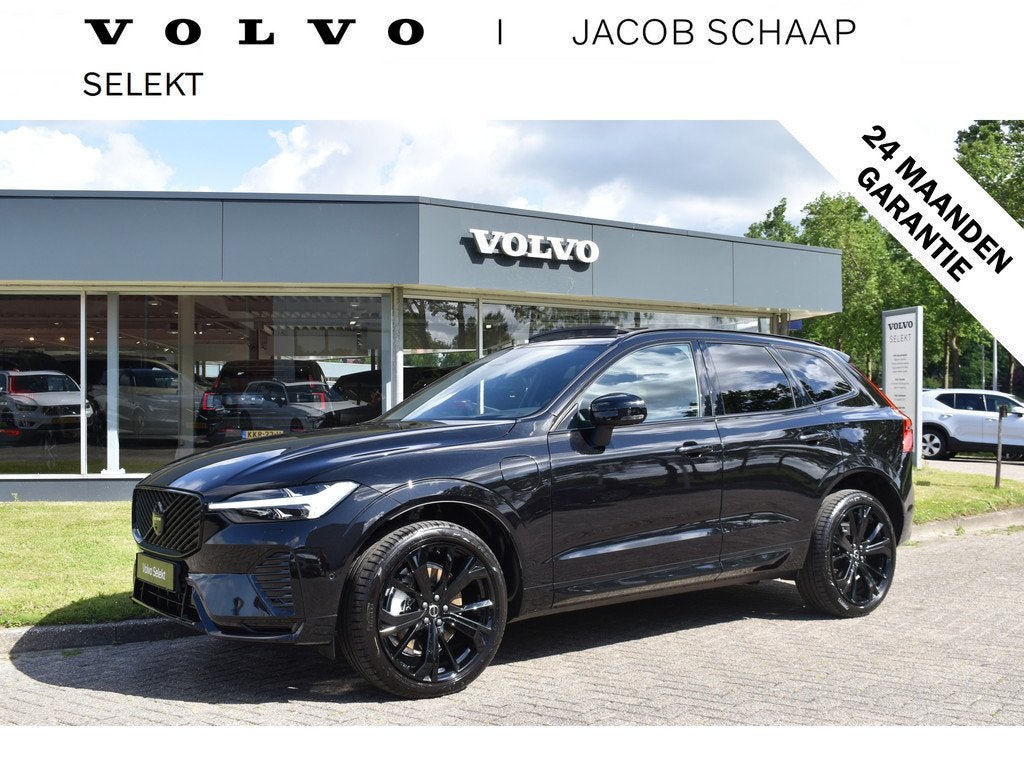 Volvo XC60 T6 350PK AWD Ultra Black Edition | BLIS | HUD | P, Auto's, Volvo, Gebruikt, 4 cilinders, 1969 cc, Leder en Stof