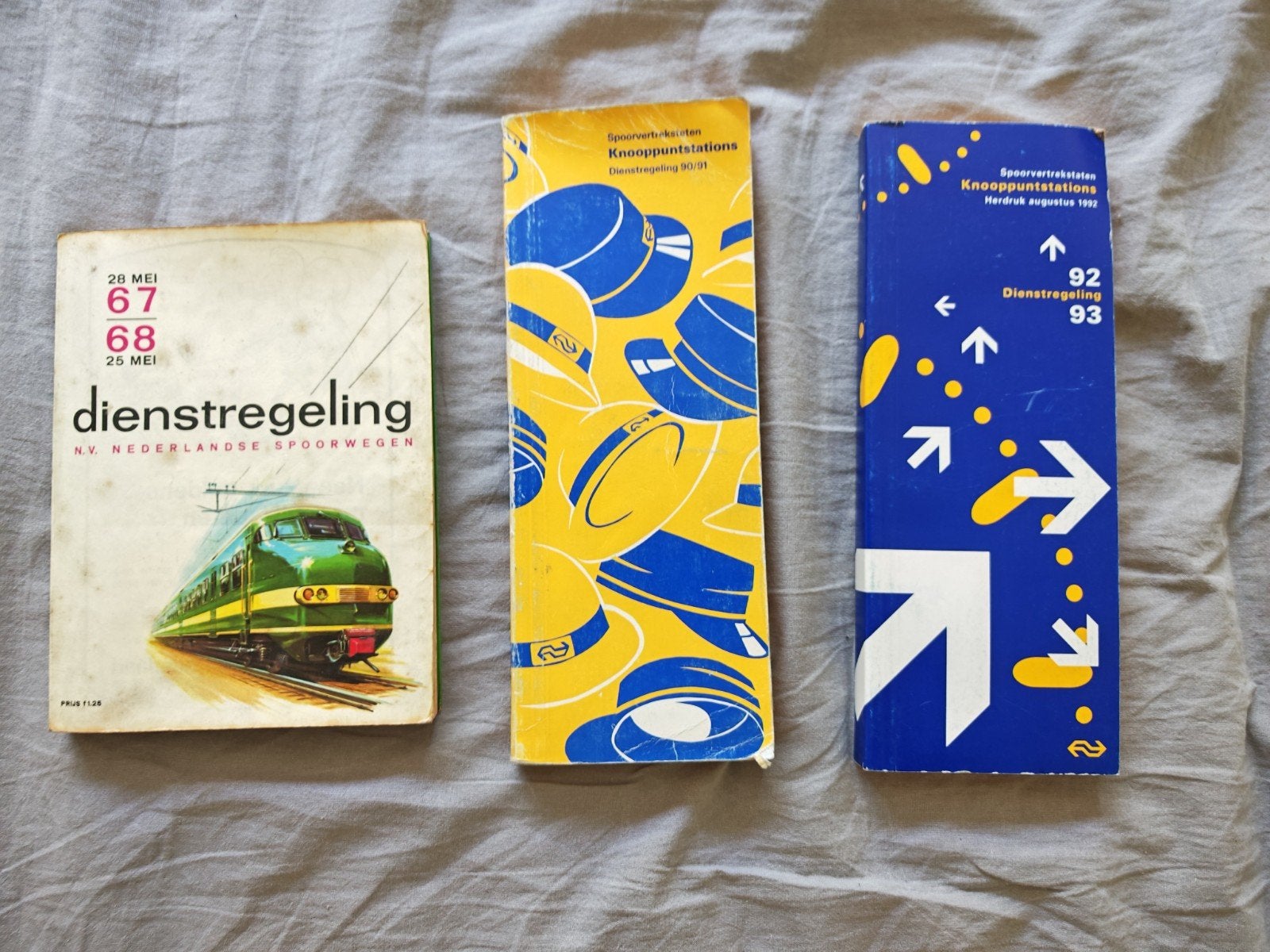 3 x NS spoorboekje., Ophalen of Verzenden, Overige onderwerpen