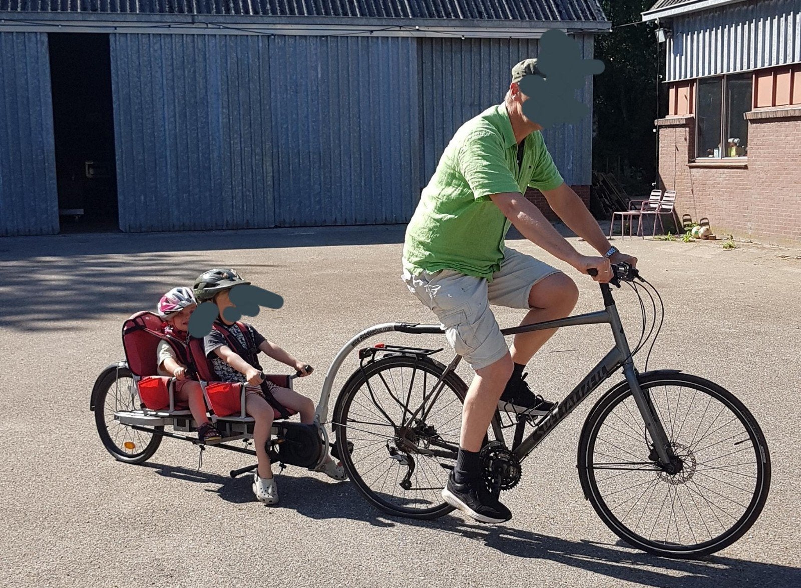 Weehoo Fietskar voor 2 kinderen - Gezellig & Compleet, Ophalen, Gebruikt, Weehoo, Aanhangfiets