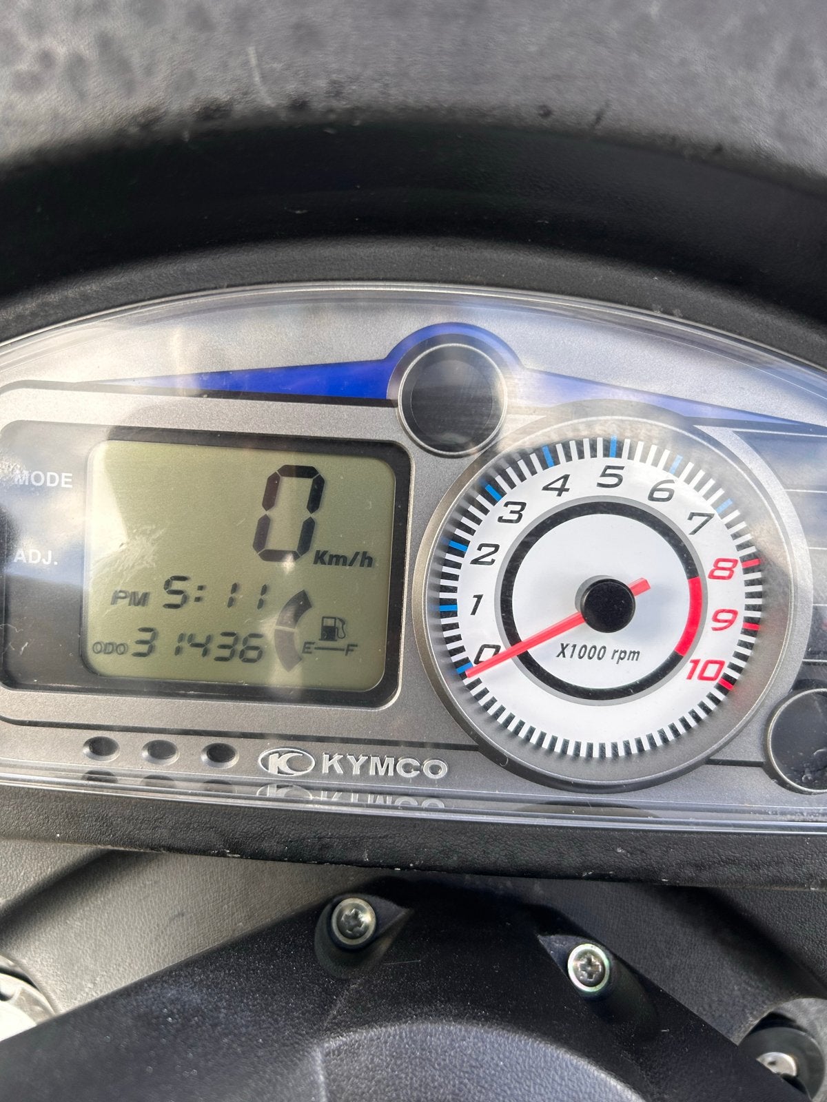 Kymco New Dink scooter - Wit, 31436 km, Ophalen, Gebruikt, Overige modellen, Maximaal 45 km/u