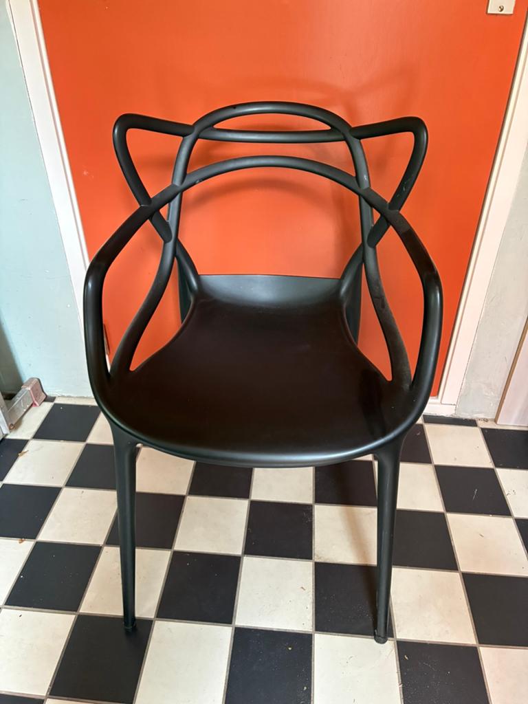 Kartell stoel zwart, Ophalen, Gebruikt, Zwart