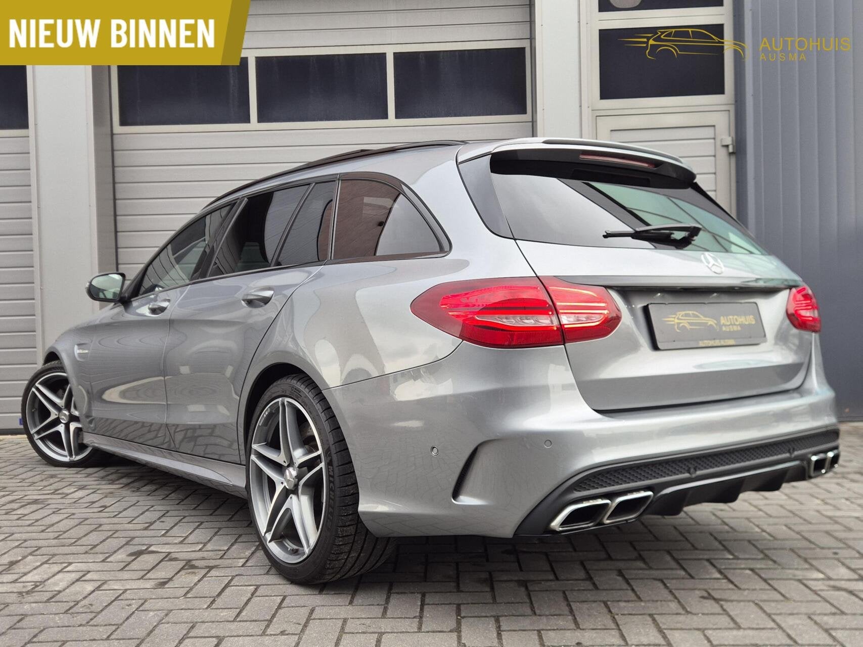 Mercedes-Benz C-klasse Estate AMG 63 Downpipe/Pano/600PK/Bur, Automaat, Achterwielaandrijving, Gebruikt, Met garantie (alle)