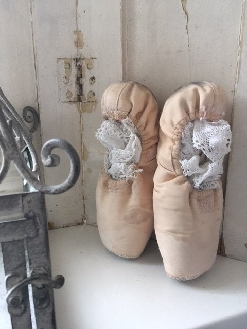 Brocante balletschoentjes, Ophalen of Verzenden