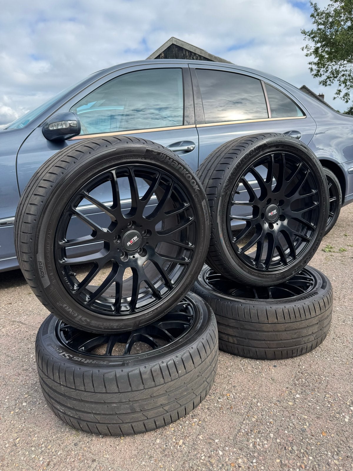Nette 18 inch platin wheels 5x112, Auto-onderdelen, Banden en Velgen, Ophalen, 18 inch, Banden en Velgen, Personenwagen