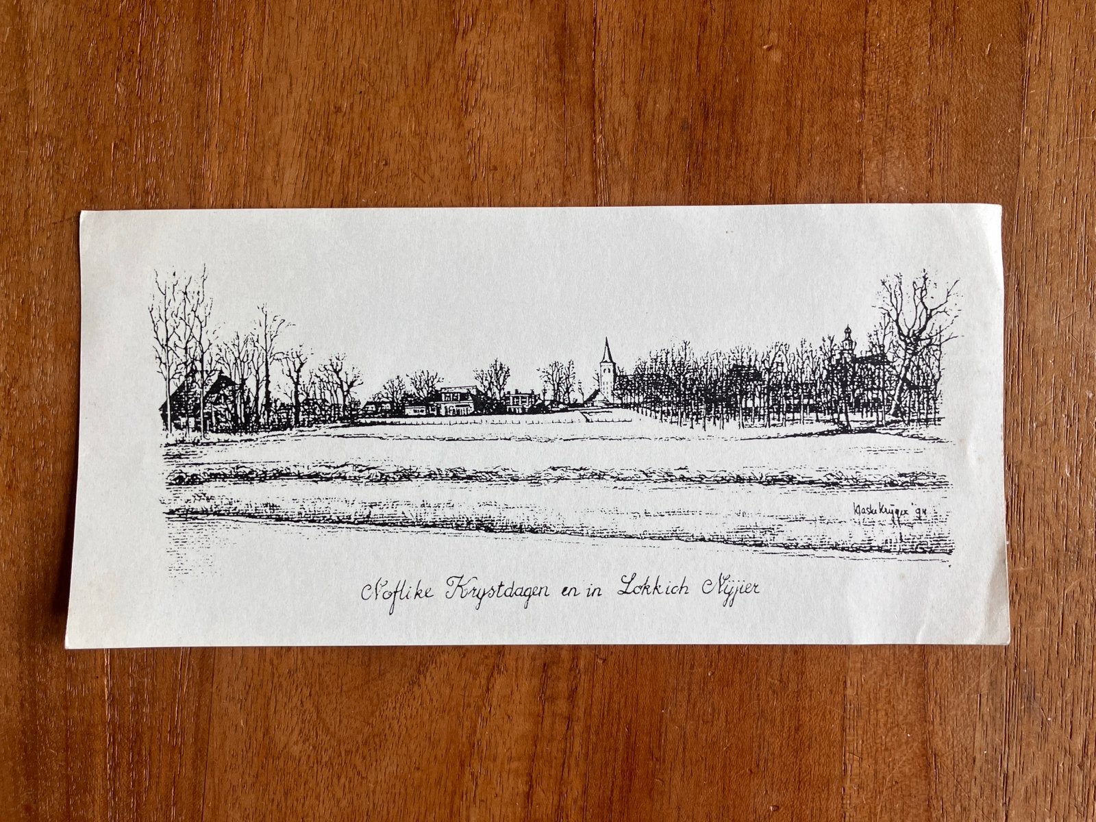 Marsum. Marssum. Klaske Krijger 1994., Ophalen of Verzenden, 1980 tot heden, Gelopen, Friesland