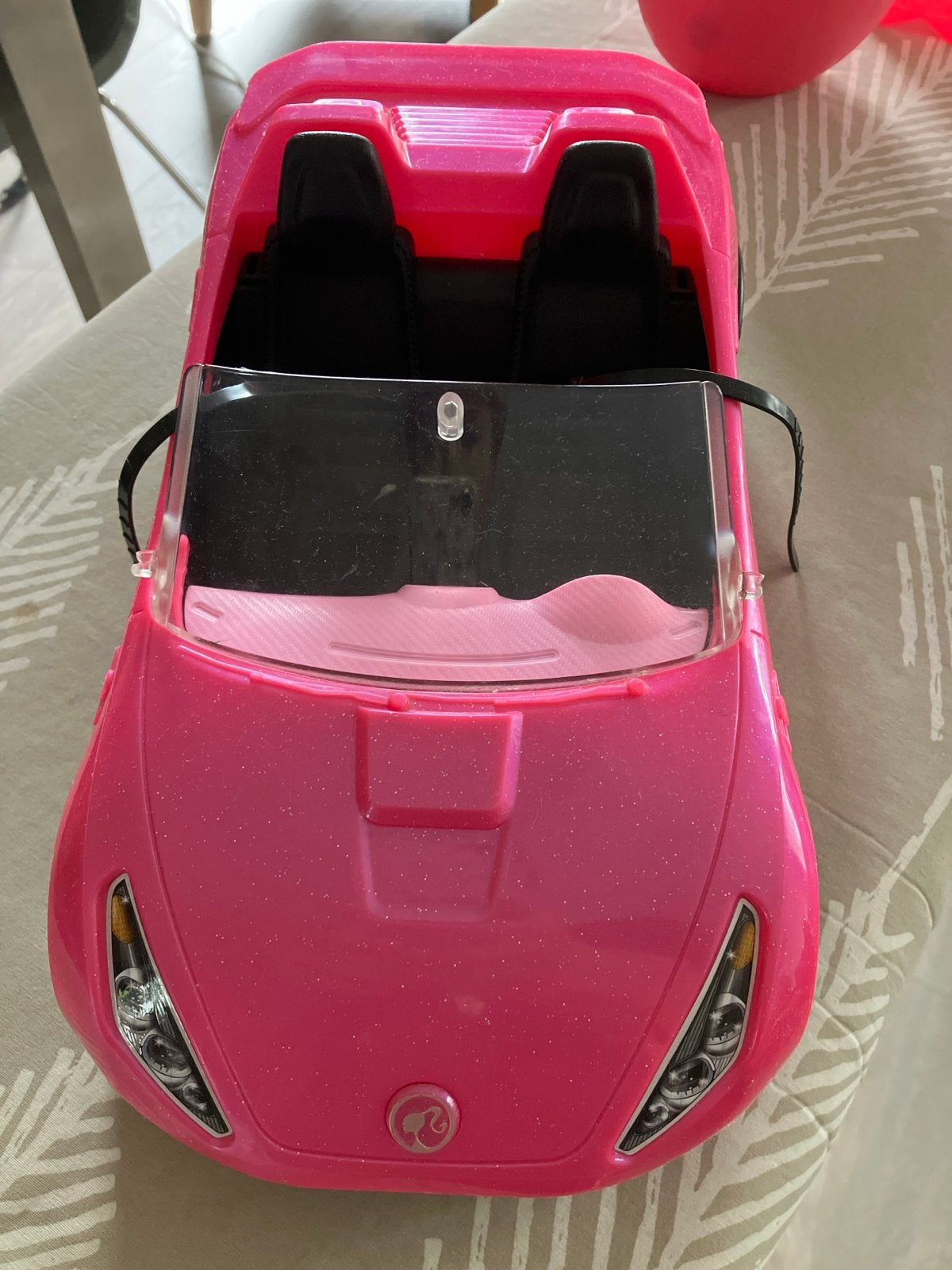 Barbie Roze Sportwagen Cabrio Speelgoedauto, Ophalen of Verzenden, Zo goed als nieuw