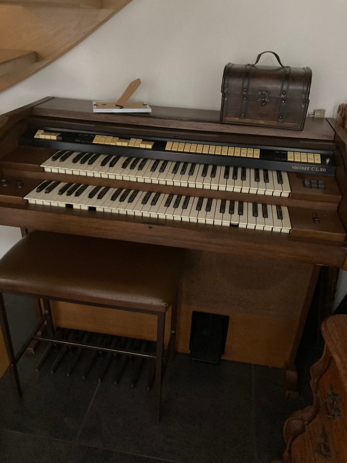 Viscount electr orgel., Ophalen, Gebruikt, 2 klavieren, Orgel