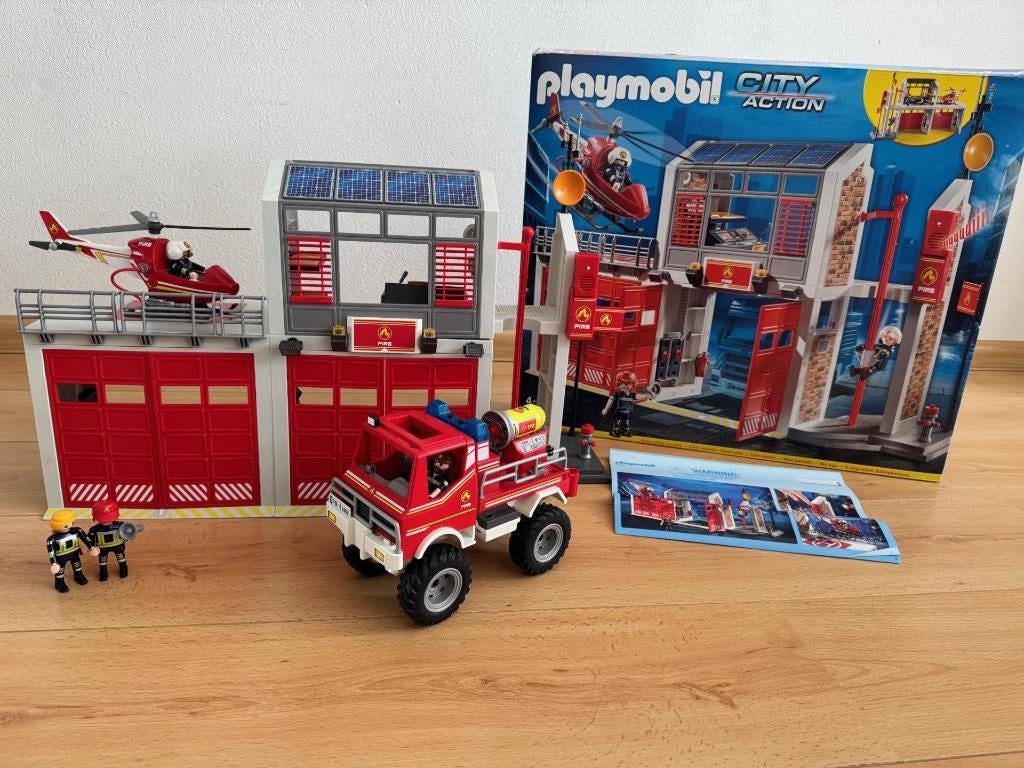 Playmobil City Action Brandweerkazerne - 9462, Kinderen en Baby's, Speelgoed | Playmobil, Ophalen of Verzenden, Gebruikt, Complete set