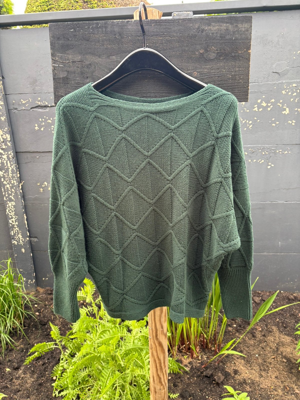 Dames trui, Ophalen of Verzenden, Zo goed als nieuw, Maat 42/44 (L), Groen
