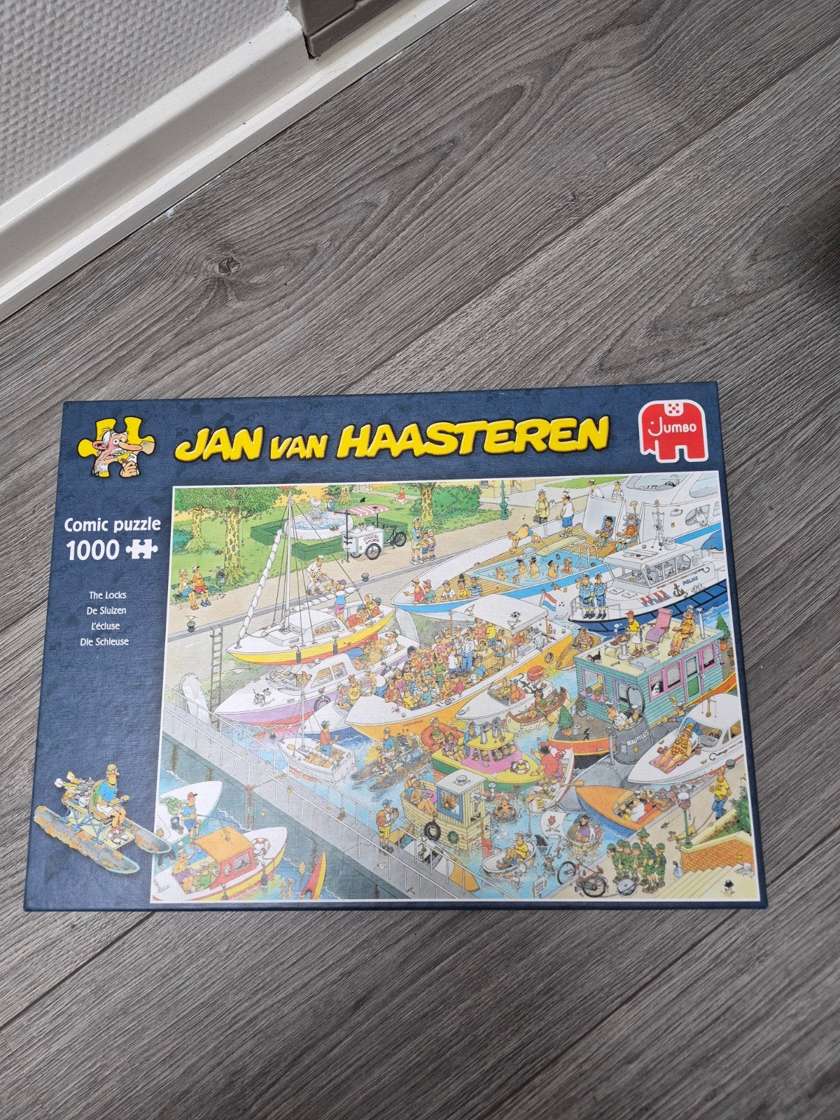 Jan van Haasteren Comic Puzzel - De Sluizen (1000 stukjes), Ophalen of Verzenden, 500 t/m 1500 stukjes, Gebruikt