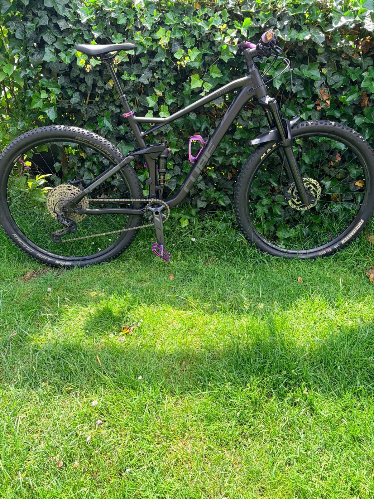 Mountainbike Cube Stereo 120 R full suspension  mat zwart, Fietsen en Brommers, Fietsen | Mountainbikes en ATB, Zo goed als nieuw