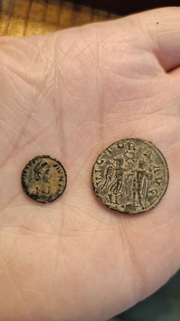 Romeinse munten Gallienus en Arcadius, Ophalen of Verzenden, Italië, Setje