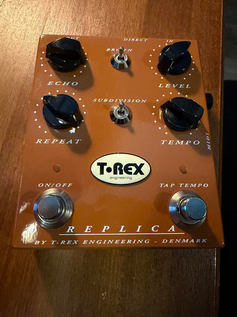 T-Rex Replica delay, Muziek en Instrumenten, Effecten, Ophalen of Verzenden, Gebruikt, Delay of Echo