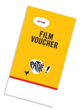 Pathe film vouchers, Eén persoon, Vrijkaartje alle films