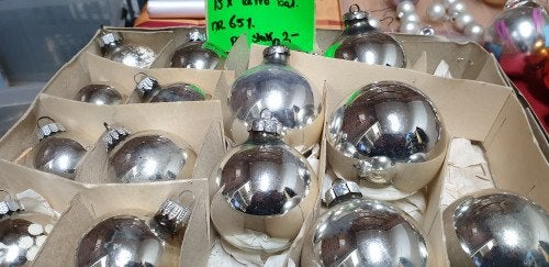651 ] kerstballen retro, Ophalen of Verzenden, 'T Olde Gre-j, Info@toldegrej.nl, Endepoelstraat 20f Didam