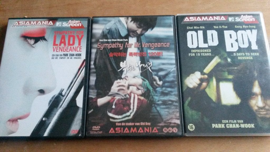 Vengeance trilogy Park Chan Wook, Mr./Lady, Old boy 1 koop, Vanaf 16 jaar, Verzenden, Zo goed als nieuw, Azië