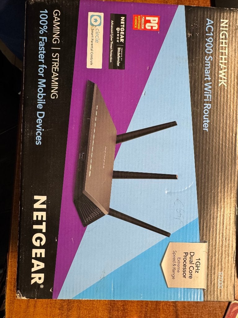 Netgear Nighthawk AC1900 Smart WiFi Router, Ophalen of Verzenden, Nieuw, Router, Netgear