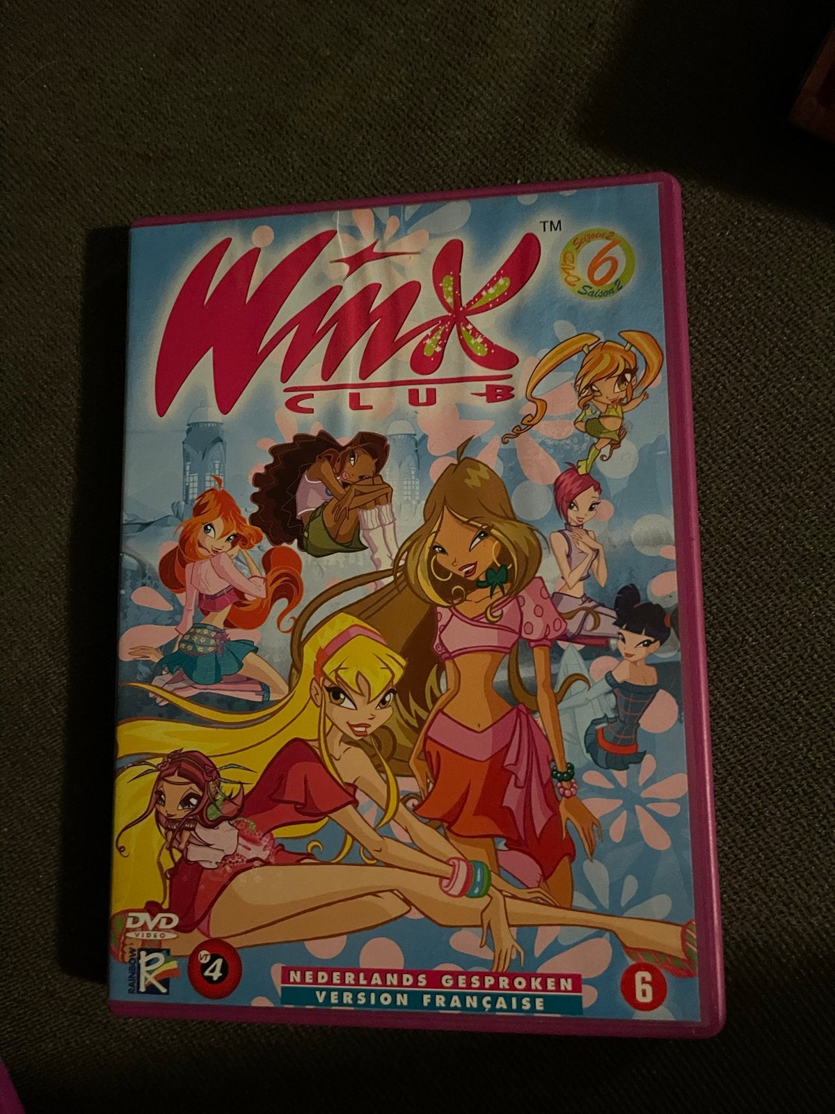 Winx Club DVD - Seizoen 2, deel 6 Nederlands Gesproken, Gebruikt, Animatie, Tv-serie, Vanaf 6 jaar