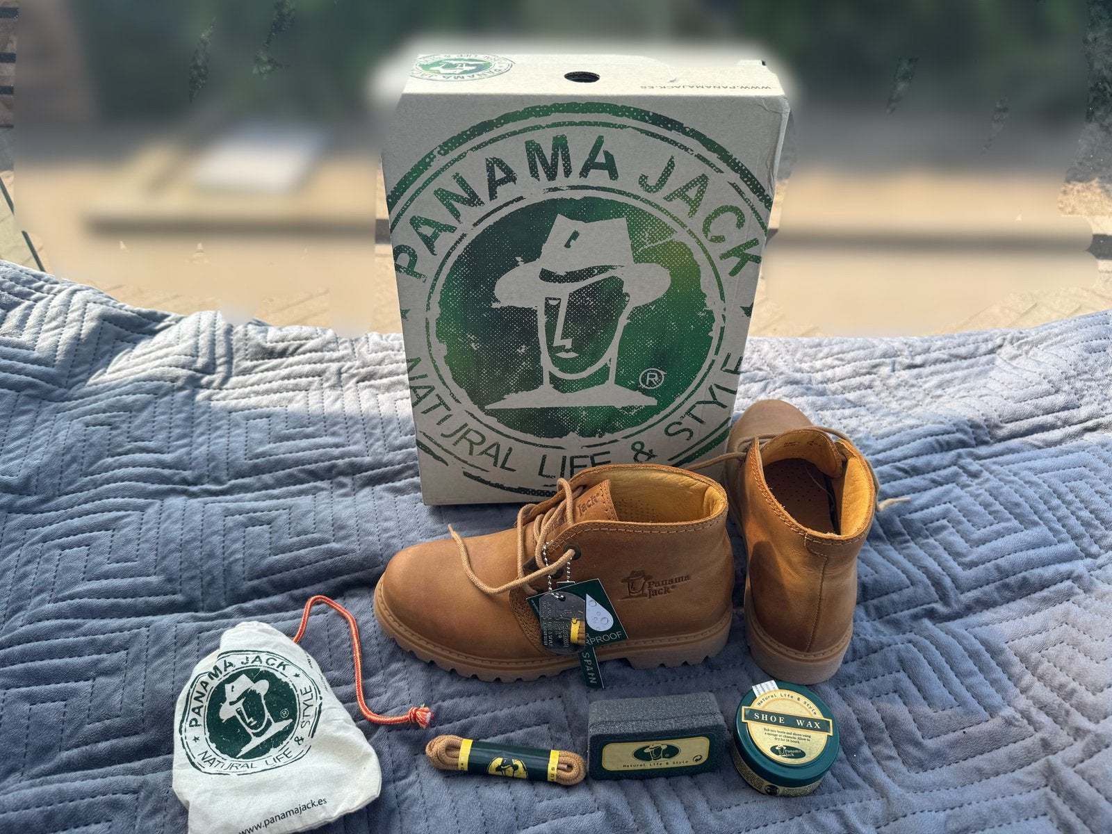 Panama jack veter schoenen laarsjes leer nieuw 36 cognac, Ophalen of Verzenden, Nieuw