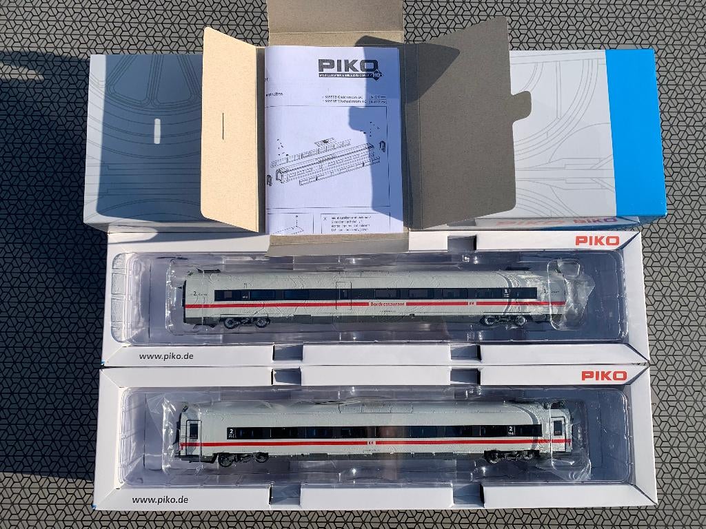 PIKO H0 58591A+B ICE-4 2-delige uitbreiding AC 3-rail DB AG, Nieuw, Gelijkstroom, Locomotief, Piko