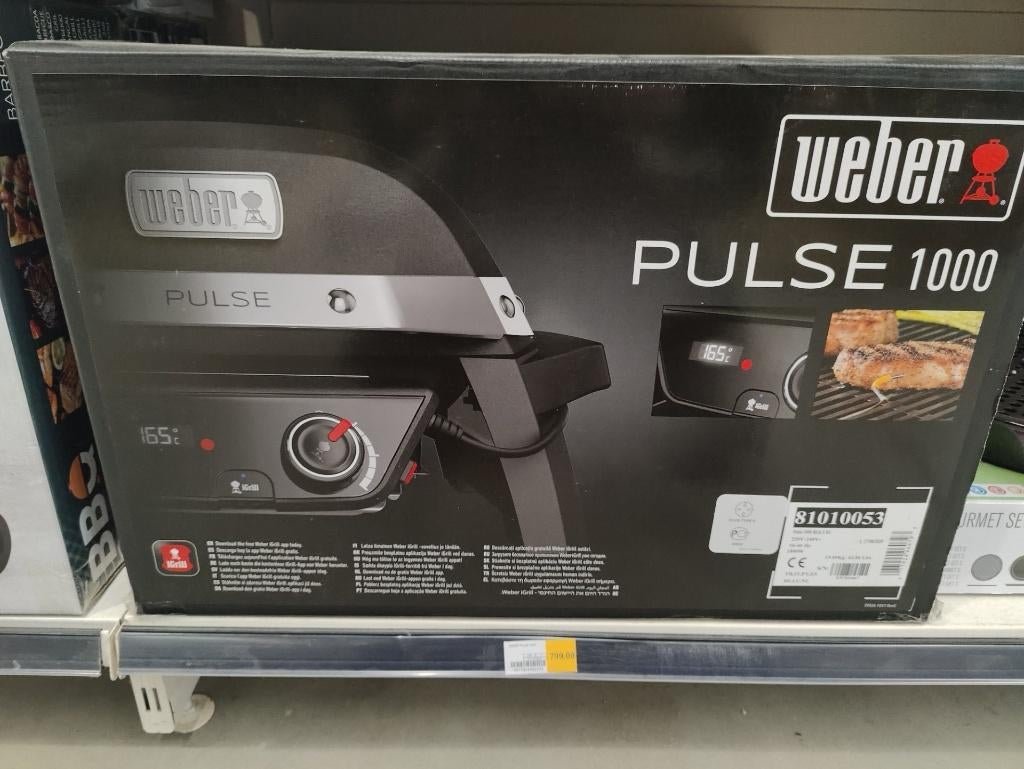 Weber Pulse 1000 Elektrische BBQ, Ophalen, Gebruikt, Weber
