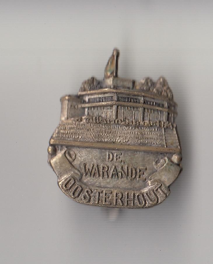 Oosterhout de Warande broche, Gebruikt, Niet vindbaar, Niet vindbaar, Speldje of Pin