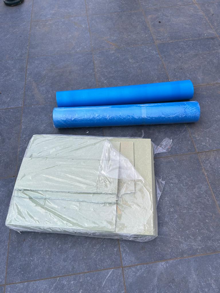 Reststant ondervloer pvc/ laminaat, Ophalen, Overige materialen, 4 tot 8 cm, Nieuw