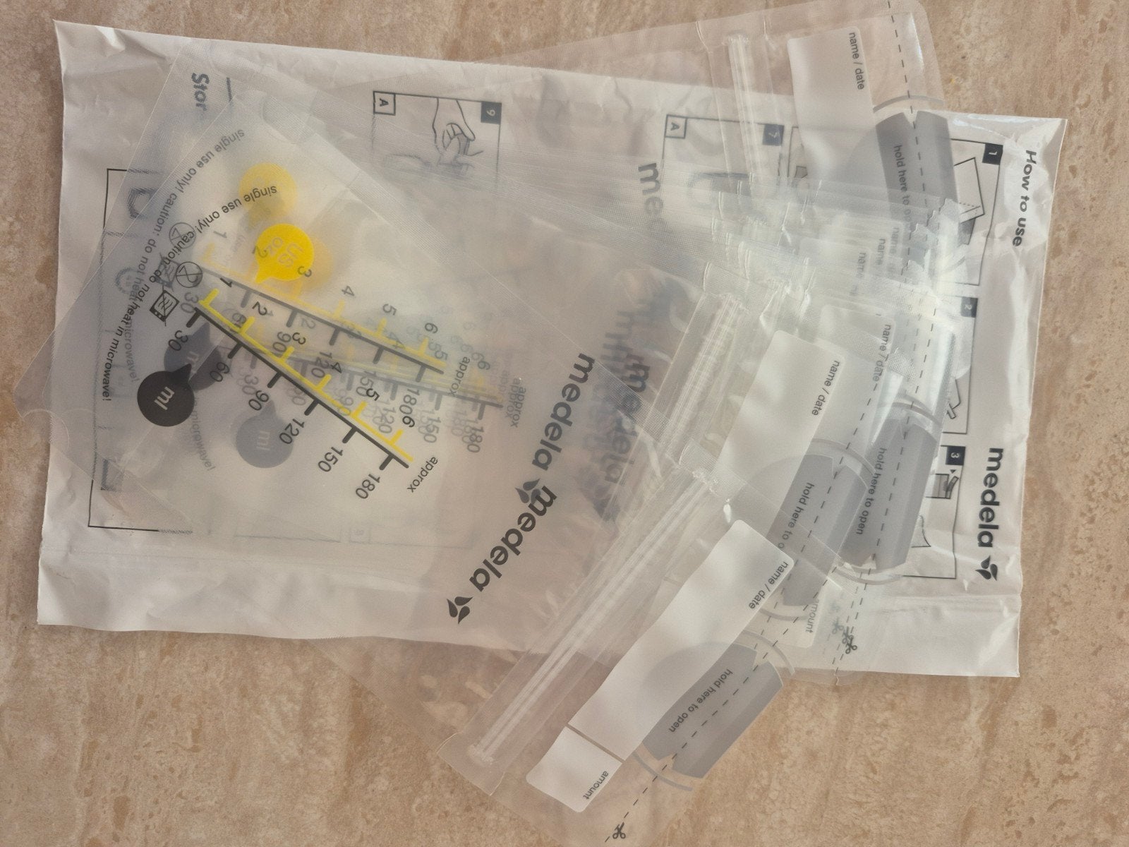 10x Medela moedermelk zakjes, Ophalen of Verzenden, Nieuw, Overige typen, Medela
