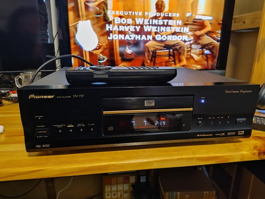 dvd speler pioneer DV-737 mint conditie, Audio, Tv en Foto, Dvd-spelers, Ophalen, Zo goed als nieuw, Dvd-speler, Pioneer