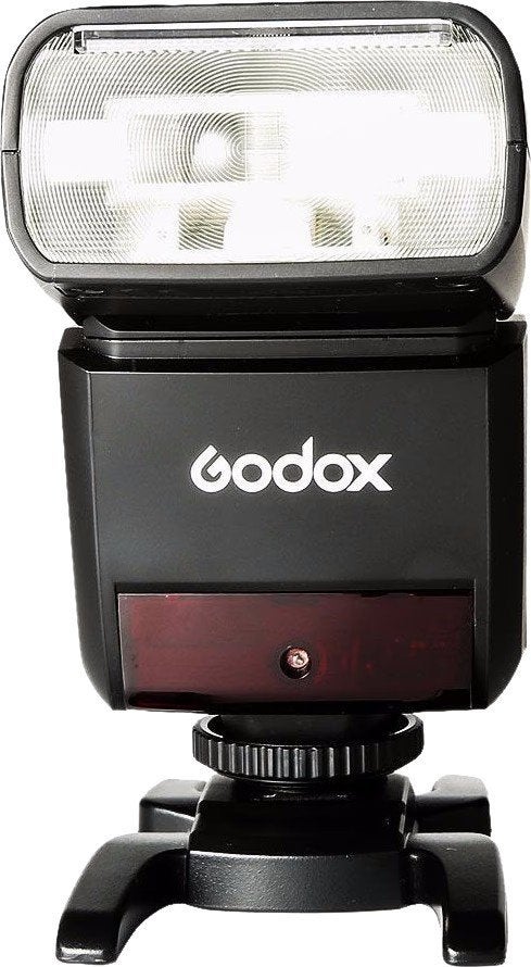 olympus macro 60mm met godox flits, Ophalen of Verzenden, Zo goed als nieuw, Flitslamp, Olympus