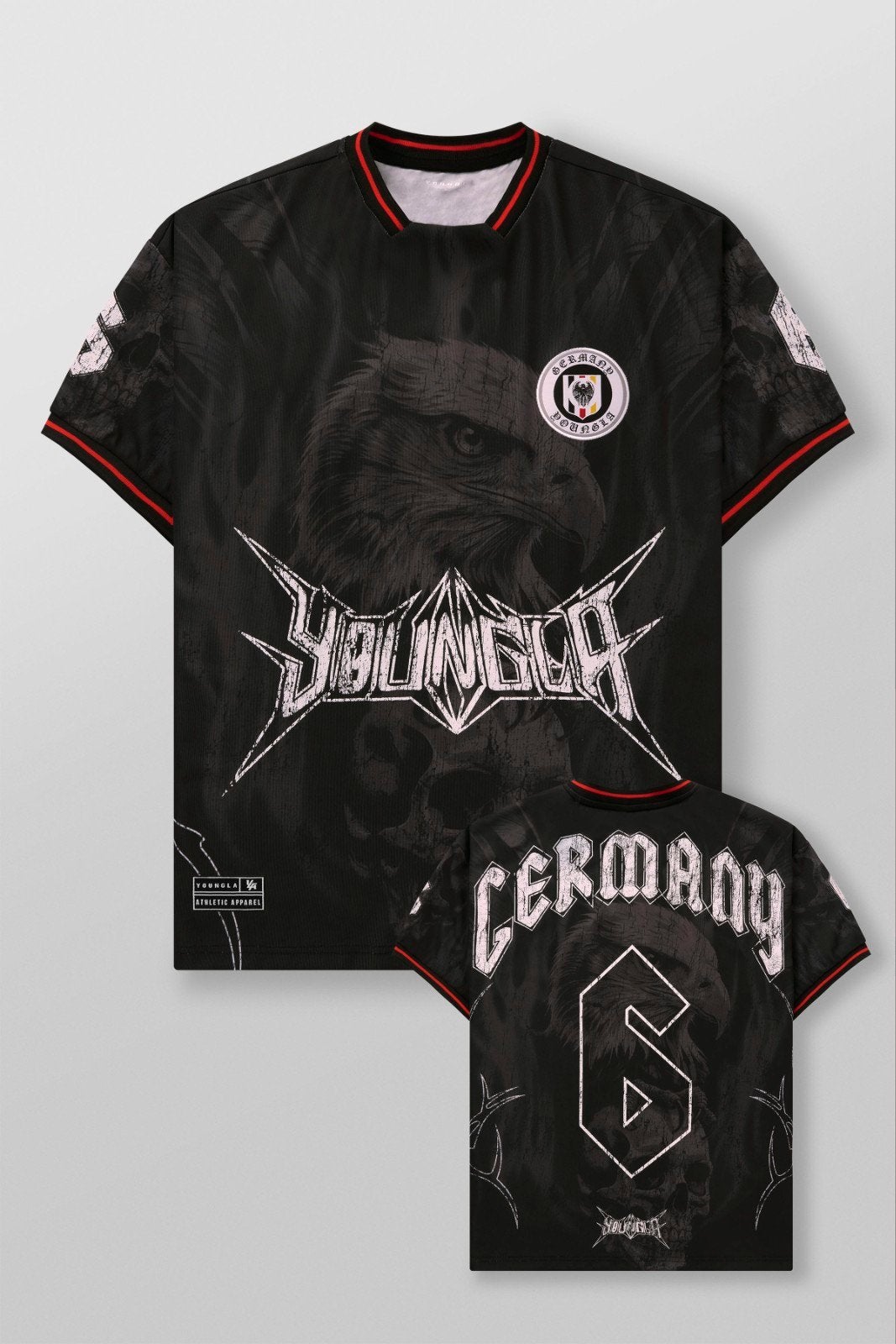 YoungLA Germany Jersey - Maat M, Maat 48/50 (M), Zwart, Nieuw, Ophalen of Verzenden