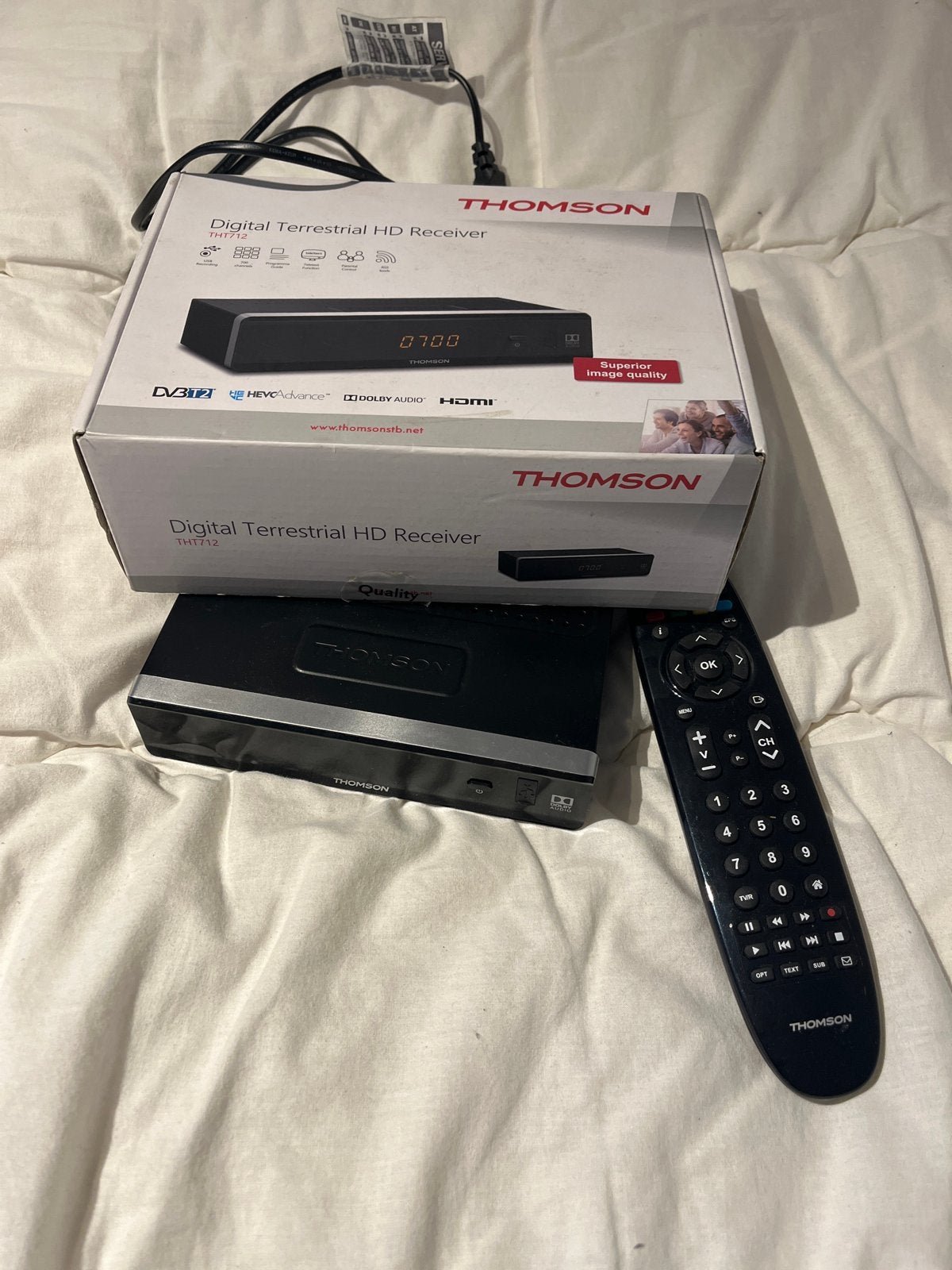 Thomson THT712 Digitale Terrestriële HD Ontvanger, Ophalen, Zo goed als nieuw, Decoder