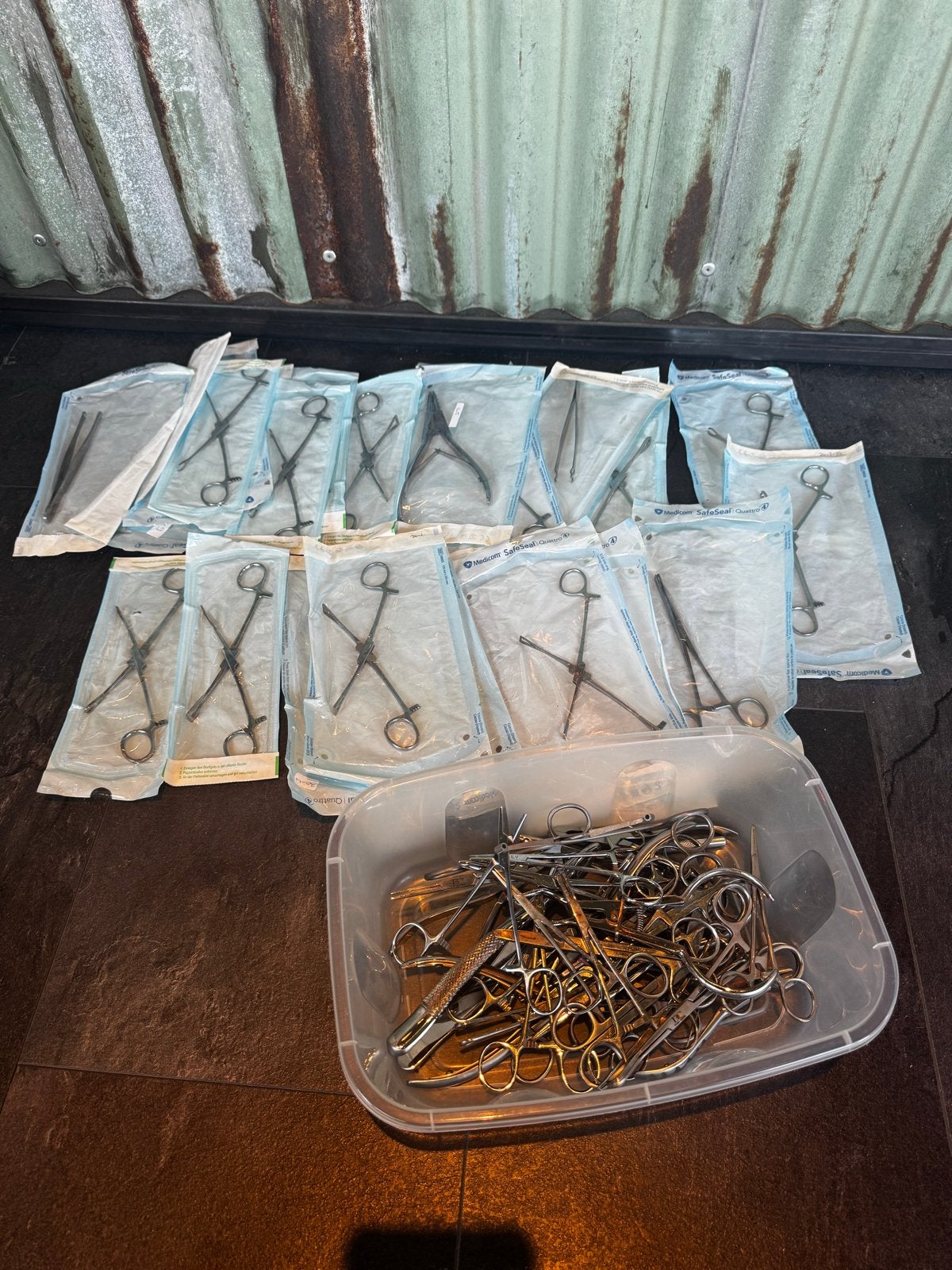 Grote partij piercings en piercingbenodigdheden, Sieraden, Tassen en Uiterlijk, Piercings, Nieuw, Overige typen, Staal, Ophalen of Verzenden