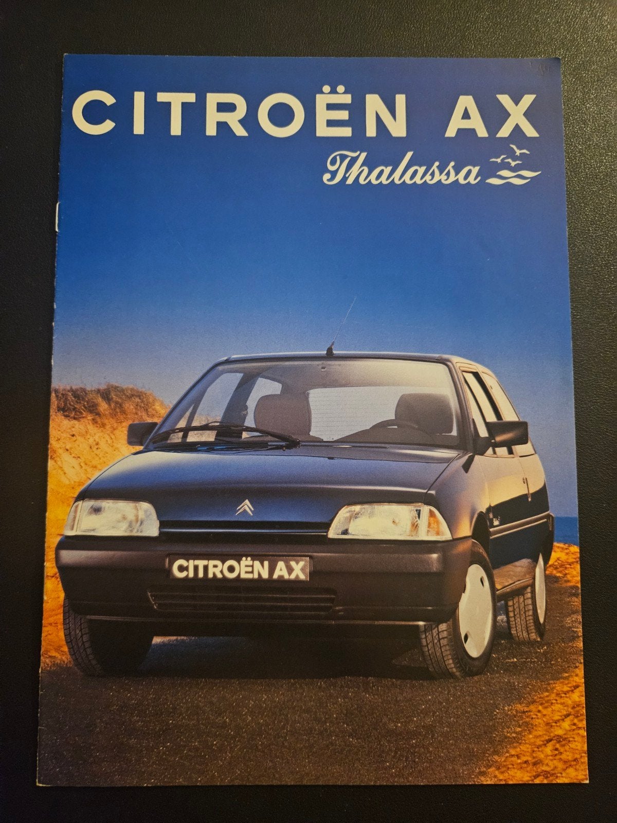 Brochure Citroën AX Thalassa 1994 Frankrijk, Ophalen of Verzenden, Zo goed als nieuw, Citroën