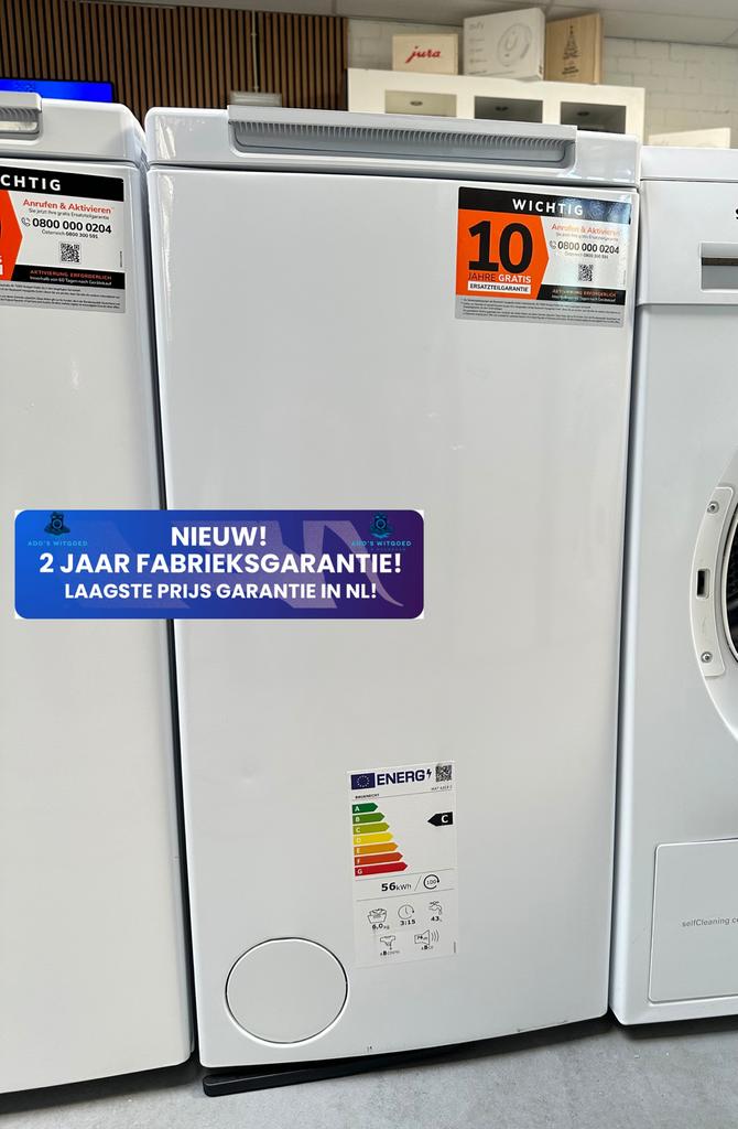BAUKNECHT 40CM 6KG WASMACHINE WAT 6313 C, Info@adoswitgoed.nl, Kamerlingh Onnestraat 8, Wijchen, Nieuw, Voorlader