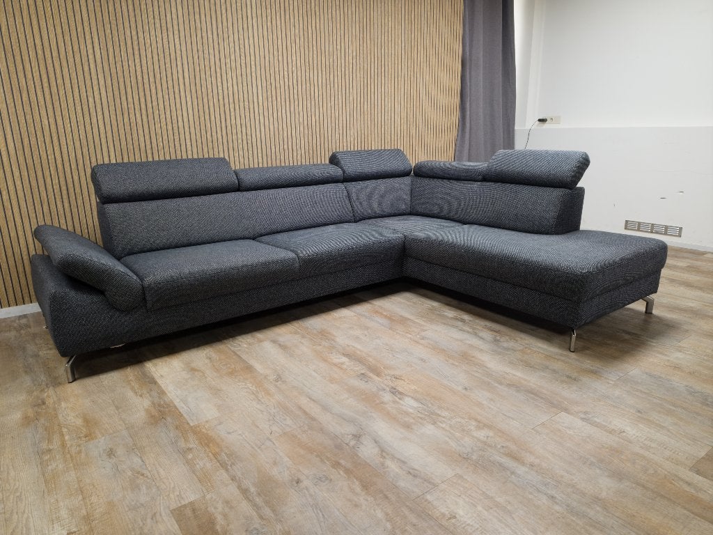 Zeer Mooie Antraciet Hoekbank van MONTEL MODENA, Info@banxtel.nl, Verzenden, Hoekbank, Hoekbank