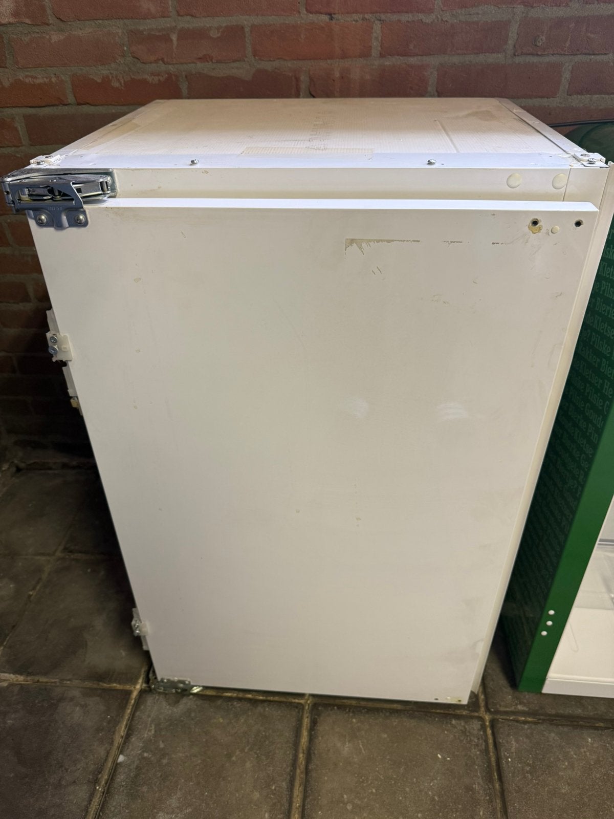 Goed werkende Koelkast, Ophalen, 120 tot 140 cm, Minder dan 75 liter, Zonder vriesvak